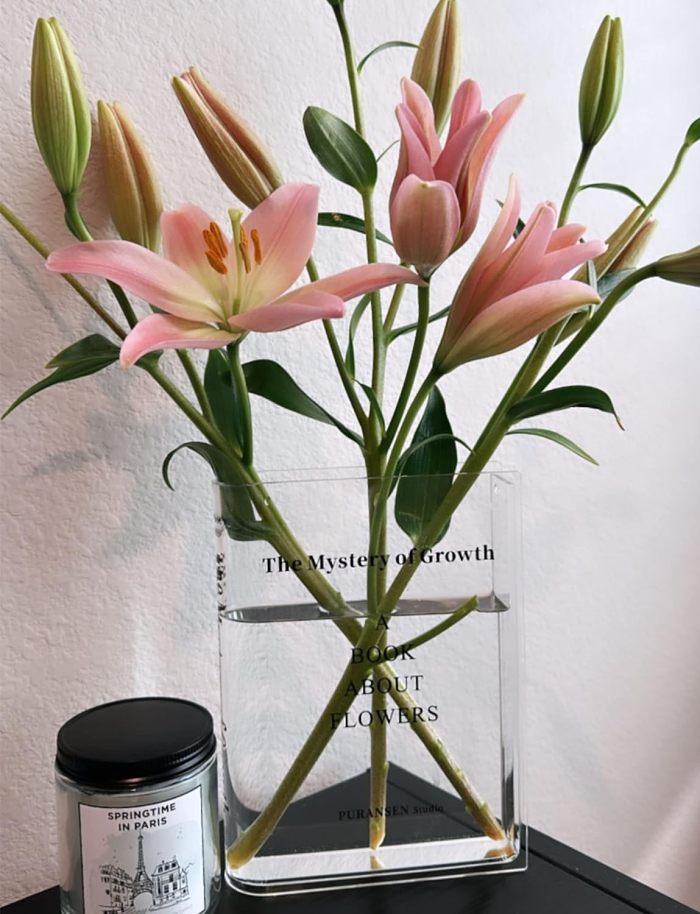 Bookend Vase for Flowers