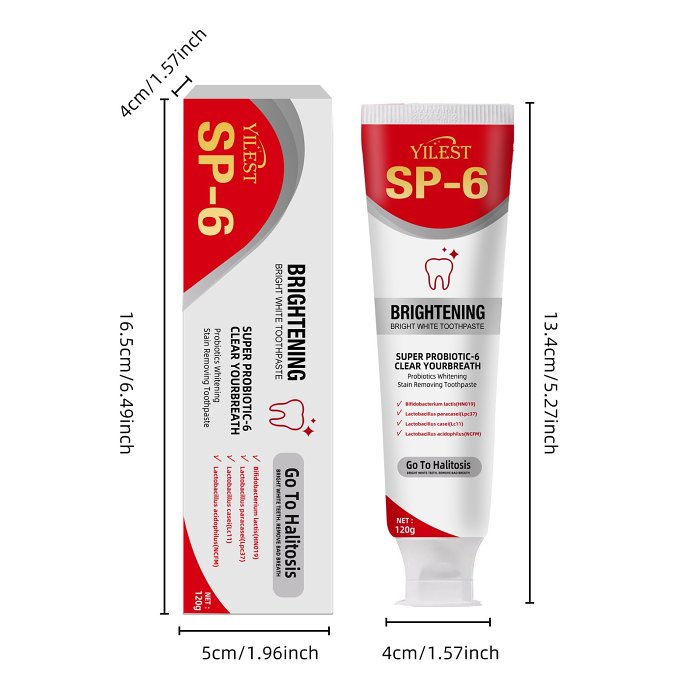 SP-6 Toothpaste Oral Health Management, Fresh Breath by Veasoon