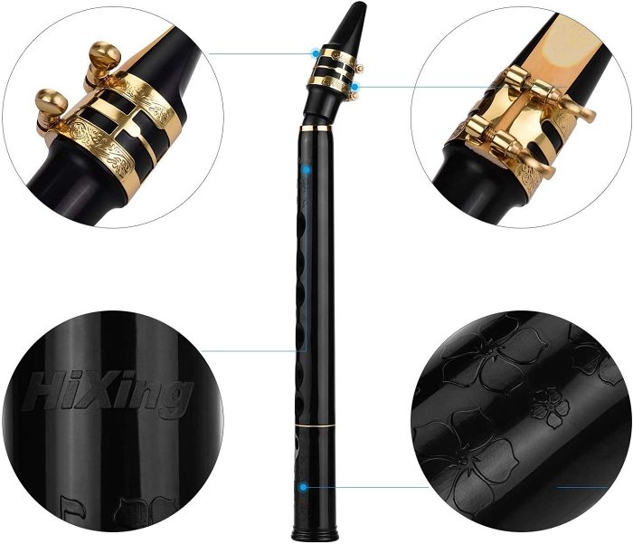 Key Of C Two Octave Range Pocket Travel Saxphone
