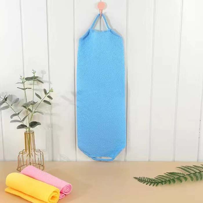 Extended Exfoliating Back Scrubber with Handles