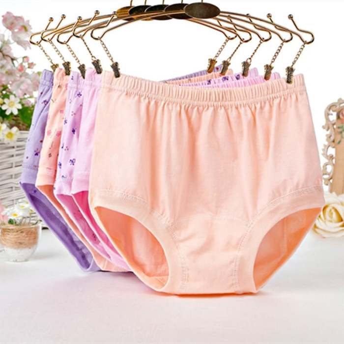 Big salesNew High-Waist Ladies Cotton Panties Plus Sizes