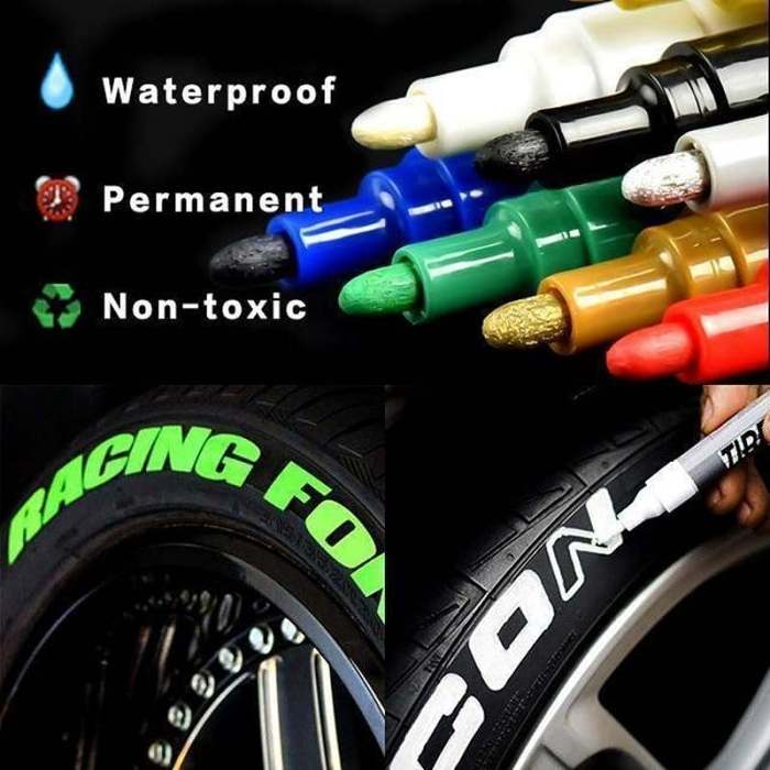HOT SALE NOW- 49% OFF Waterproof Non-Fading Tire Paint Pen