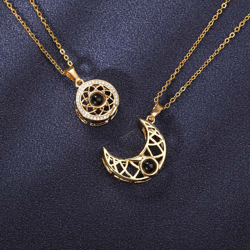 Love You to the Moon and Back' Necklace