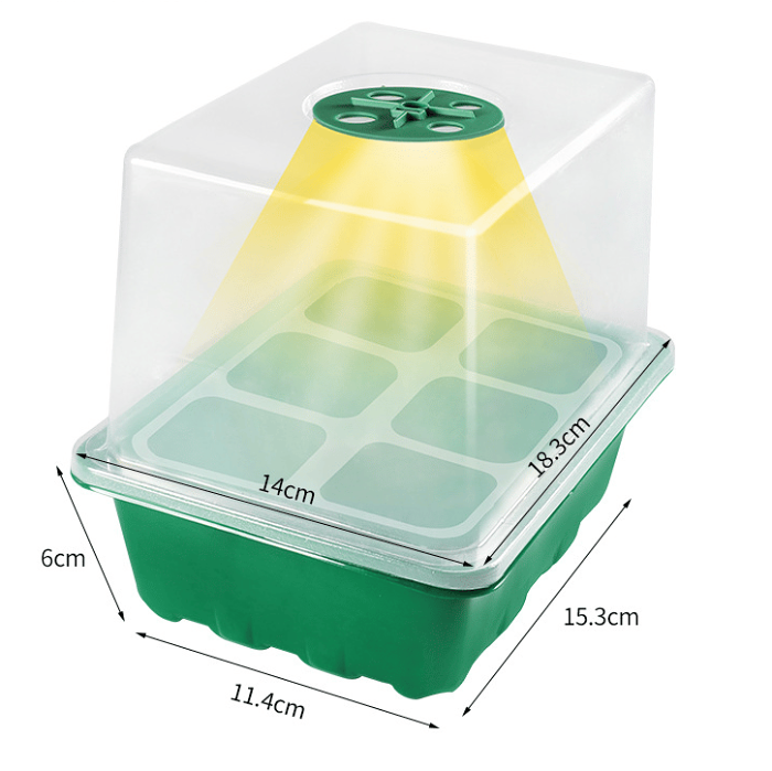 Seed Starter Trays with Grow Light