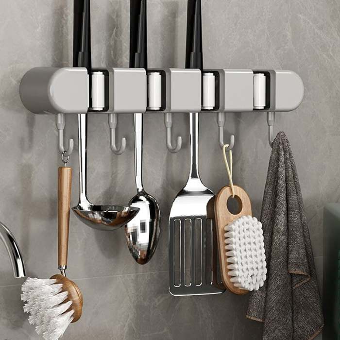 Hot Sale 48% OFF Multifunctional Mop Holder with Hook
