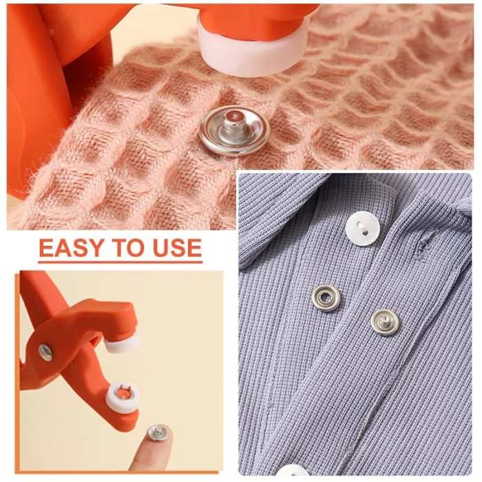 Metal Snap Buttons with Fastener Pliers Tool Kit