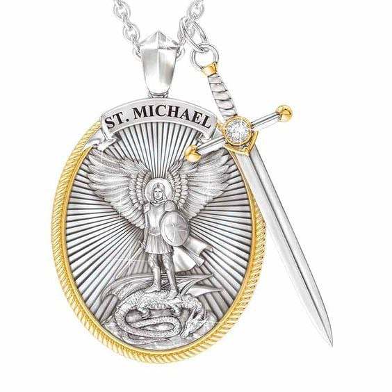 St. Michael Archangel Pendant (Necklace)