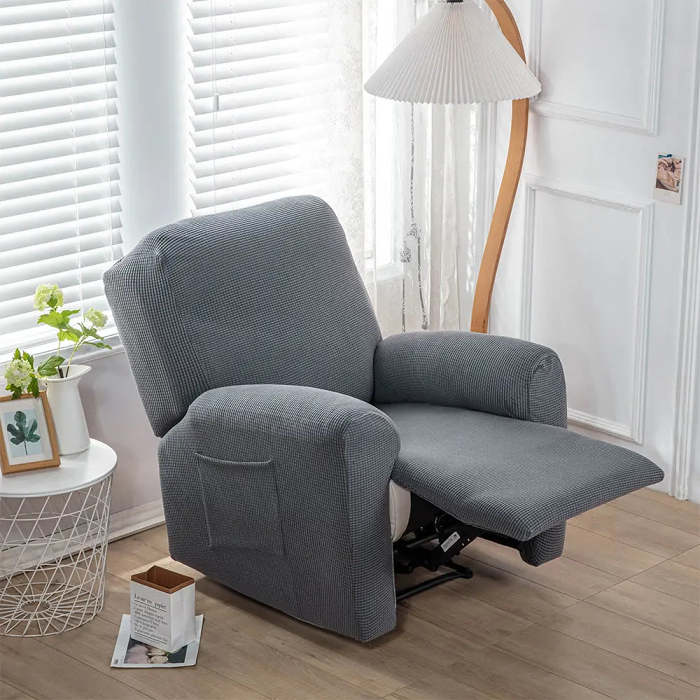 Soft Recliner Slipcover 4 Pcs Sofa Cover
