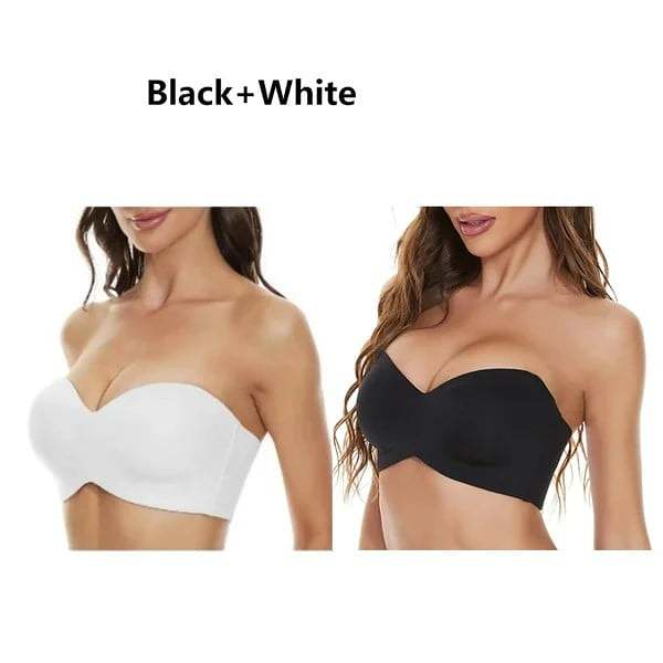 Full Support Non-Slip Convertible Bandeau Bra