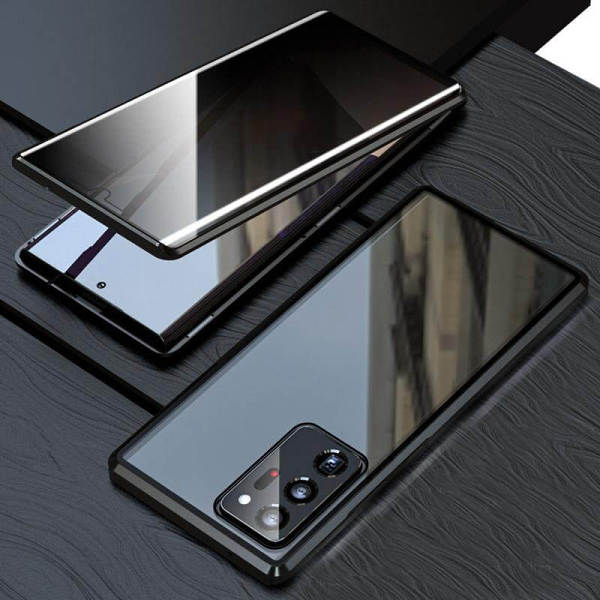 High Definition Magnetic Tempered Glass Double-sided Phone Case For Samsung