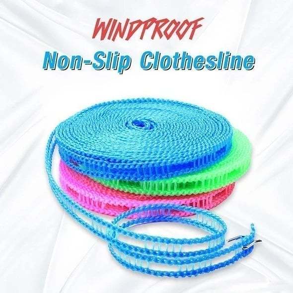 (HOT SALE NOW - 48% OFF)Windproof Non-Slip Clothesline(32 ft)