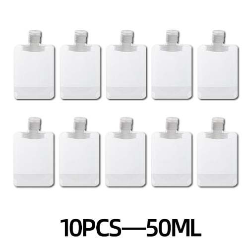 (Summer SALE ) Portable Travel Fluid Makeup Packing Bag(10 Pcs）