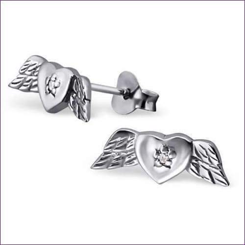 Sterling Silver Heart Earrings