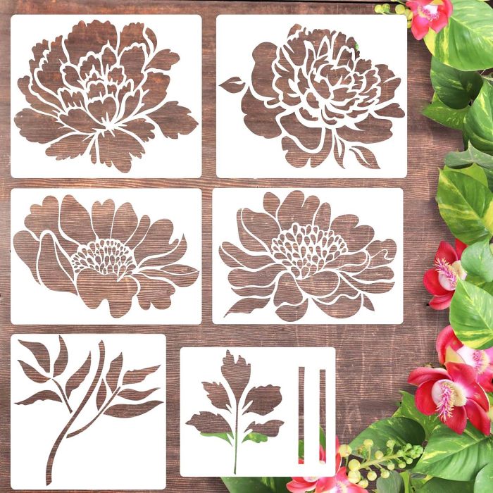 This Week's Special Sale 70% OFF - Garden Fence Large Flower StencilsDIY Decoration