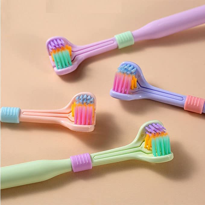 Three-sided Soft Hair Toothbrush