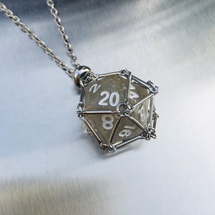 D20 Dice Holder Necklace