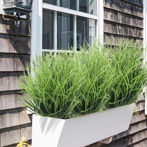 Buy 6 Get 6 Free--UV Resistant Lifelike Artificial Grass Plants