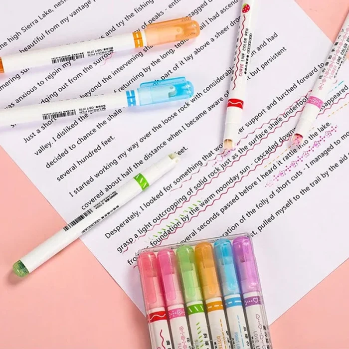 50% Off - Curve Highlighter Pen