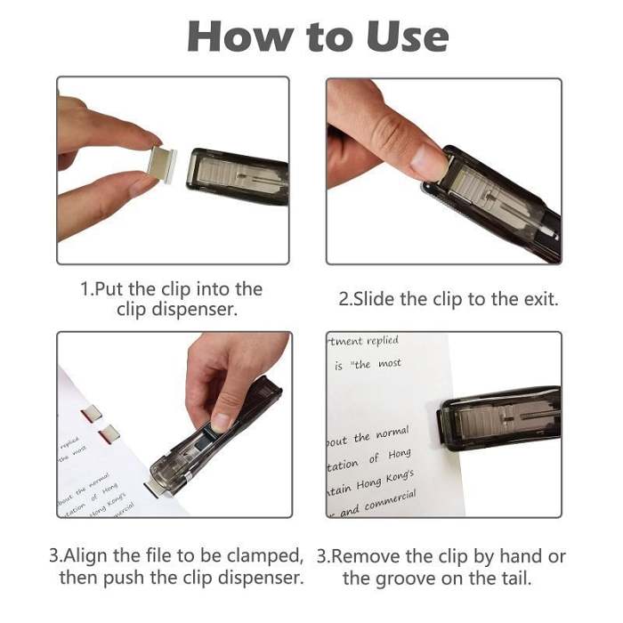 Father's Day Hot Sale 48% OFFReusable Portable Handheld Paper Clam Clip