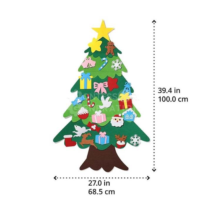 Montessori 3D DIY Felt Christmas Tree