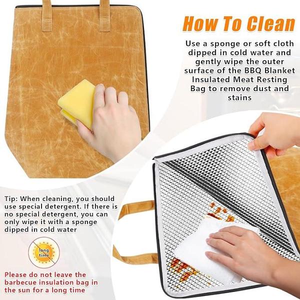 BBQ Blanket Insulated Meat Resting Bag Reusable Foldable
