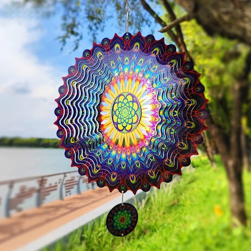 Stainless Steel Wind Spinner - Stunning 3D Effect by Veasoon