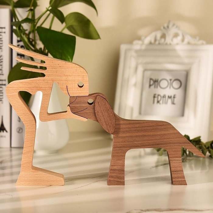 My best friend-Wooden Pet Carvings