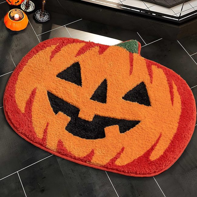 Halloween Simulated Cashmere Floor Mat