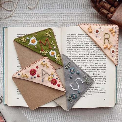 LuluswinterClearance Sale 49% OFFPersonalized Hand Embroidered Corner Bookmark