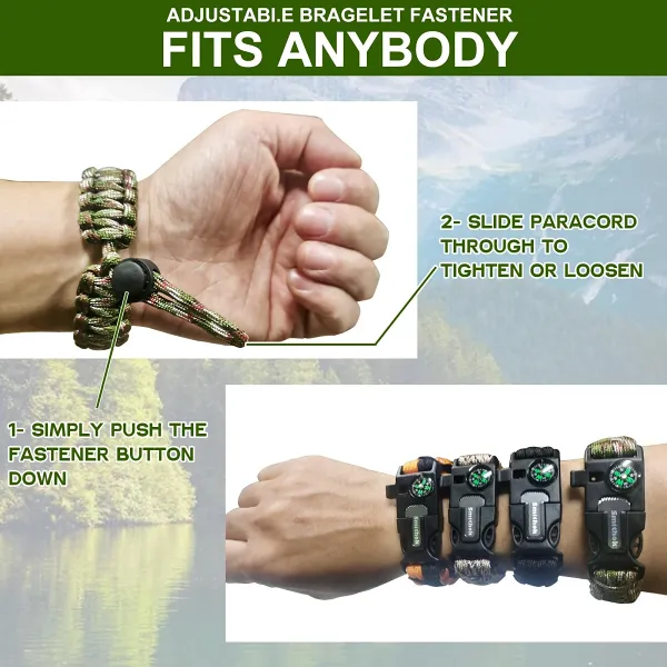 Survival Bracelets (Can Live Fire)