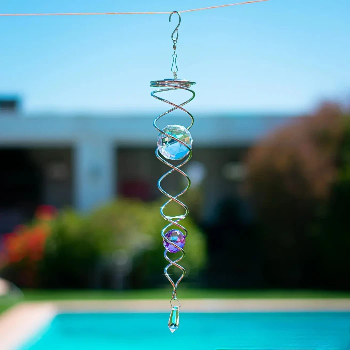 Last Day Promotion-49%OFF - Gazing Ball Spiral Tail Wind Spinner Stabilizer