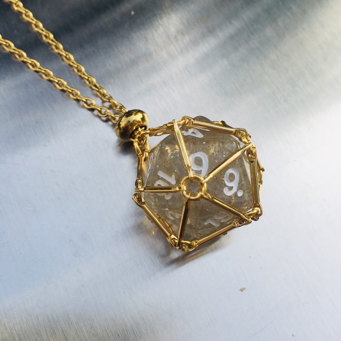 D20 Dice Holder Necklace