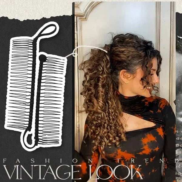 Buy 2 Get 1 FreeVintage Stretchy Banana Hair Clip