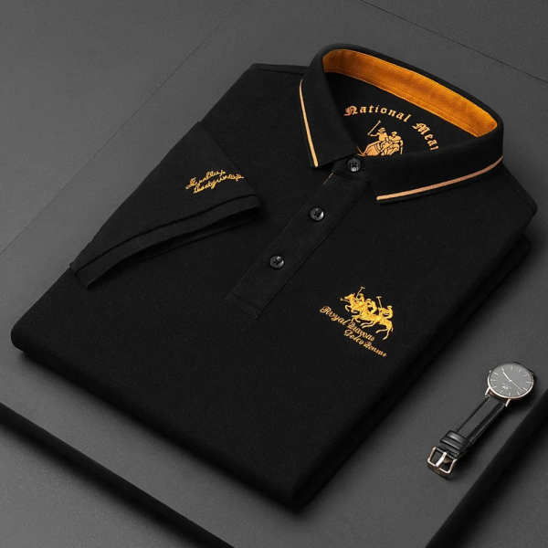 Men's Embroidered Polo Shirt