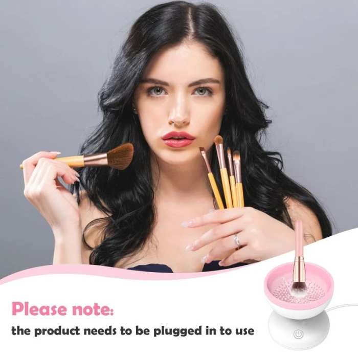 2023 BEST SELLER Electric Makeup Brush Cleaner Machine