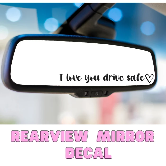 2PCS Car Mirror Decal