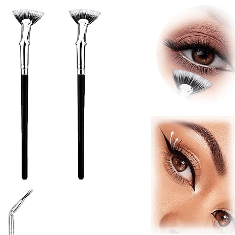 Folding Angle Scalloped Lash Brush