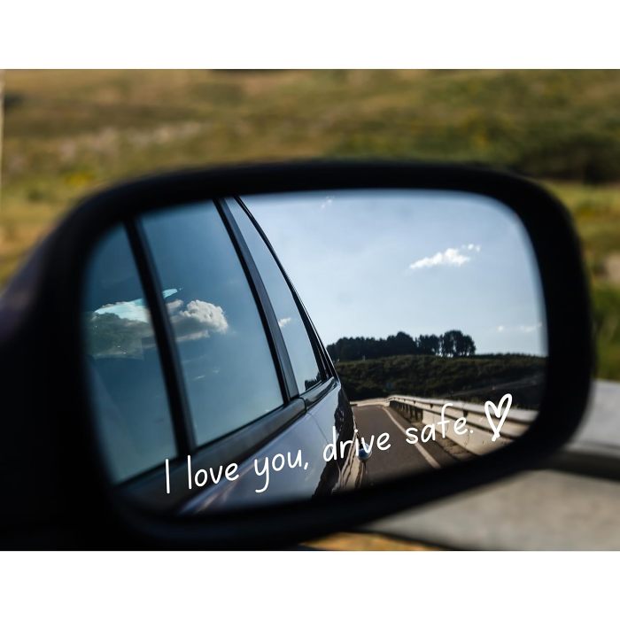 2PCS Car Mirror Decal