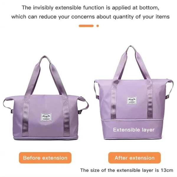 High-capacity Wet Separation Travelling Bag