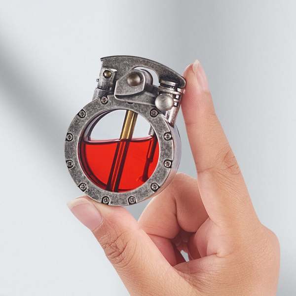 Hot Sale-49% OFFVintage Trench Transparent Kerosene Antique Steampunk Lighter
