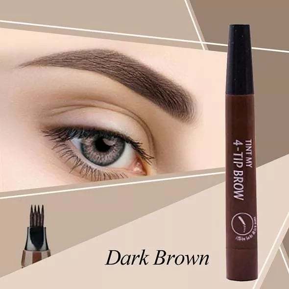 BUY 1 GET 1 FREE( 2 PCS)High Quality 3D Waterproof Microblading Eyebrow Pen 4 Fork Tip Tattoo Pencil