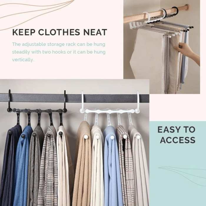 (Hot Sale NOW- SAVE 48% OFF) Multifunctional Pants Rack