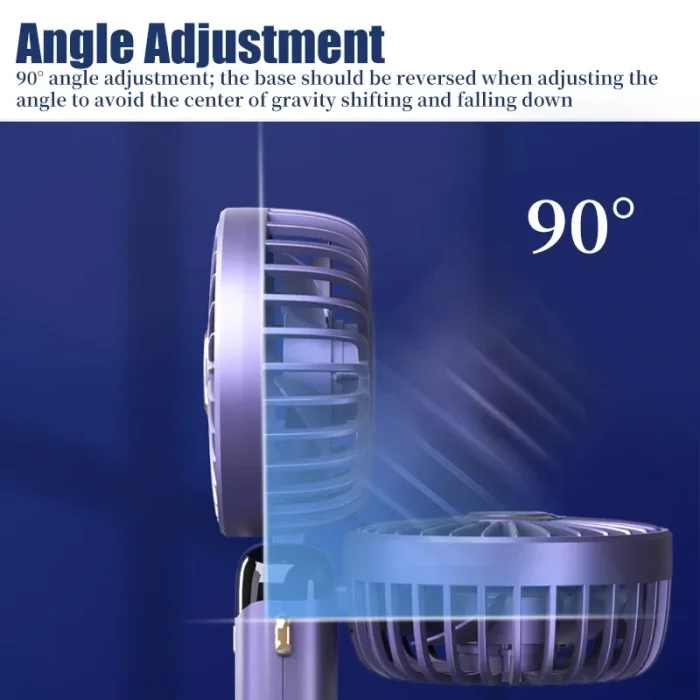 Foldable and Hangable Portable Rechargeable Mini Handheld Fan
