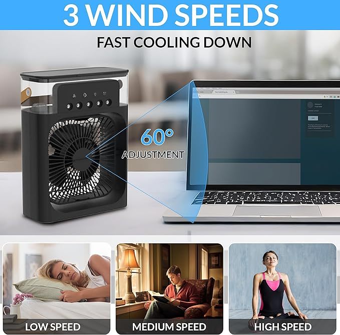 Summer Cool Fan - Portable Air Conditioner with Humidifier