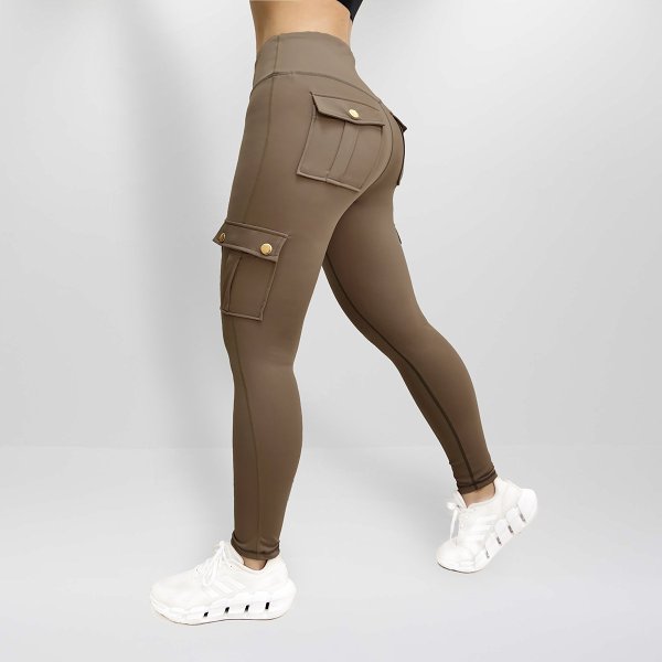Women's Pocket Sexy Stretch Leggings Fitness Track Pants