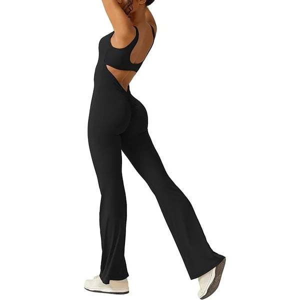 2024 New Sales - 49% OFFSexy Backless Flare Jumpsuits: Irresistible Sleeveless Style!