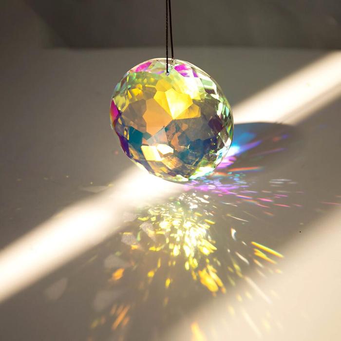AB-Color Hanging Crystals Suncatcher