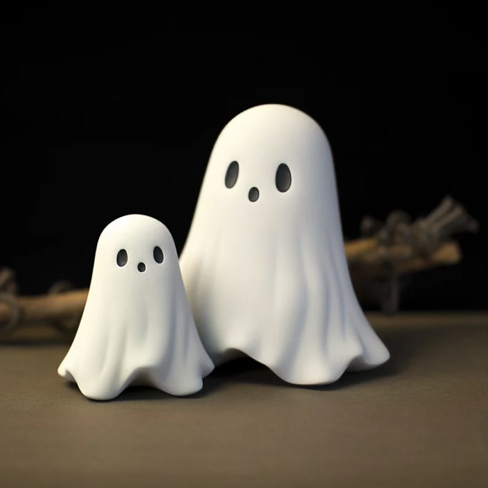 2024 Halloween Cute Ghost Statuet