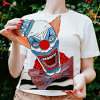 Halloween Sale 60% OFF--Killer Clown Suncatcher Window hangings Hallow