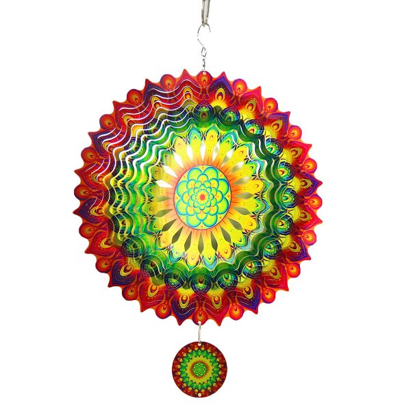 Stainless Steel Wind Spinner - Stunning 3D Effect by Veasoon